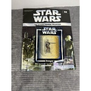 STAR WARS FIGURINE COLLECTION ISSUE #58 DENGAR DEAGOSTINI METAL FIGURE